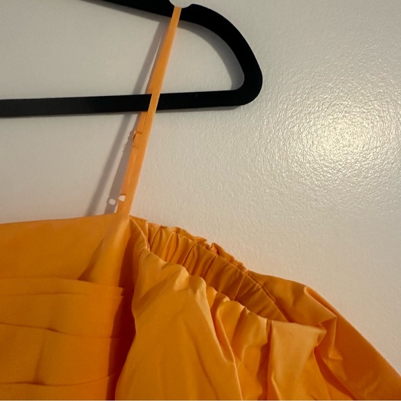 NWT Jonathan Simkhai Tala Puff Sleeve Poplin Top - Picture 7 of 11